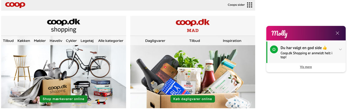 Coop med Molly